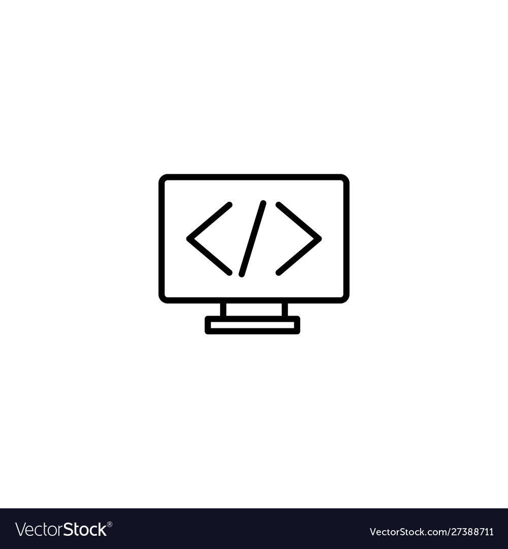 Code programming icon