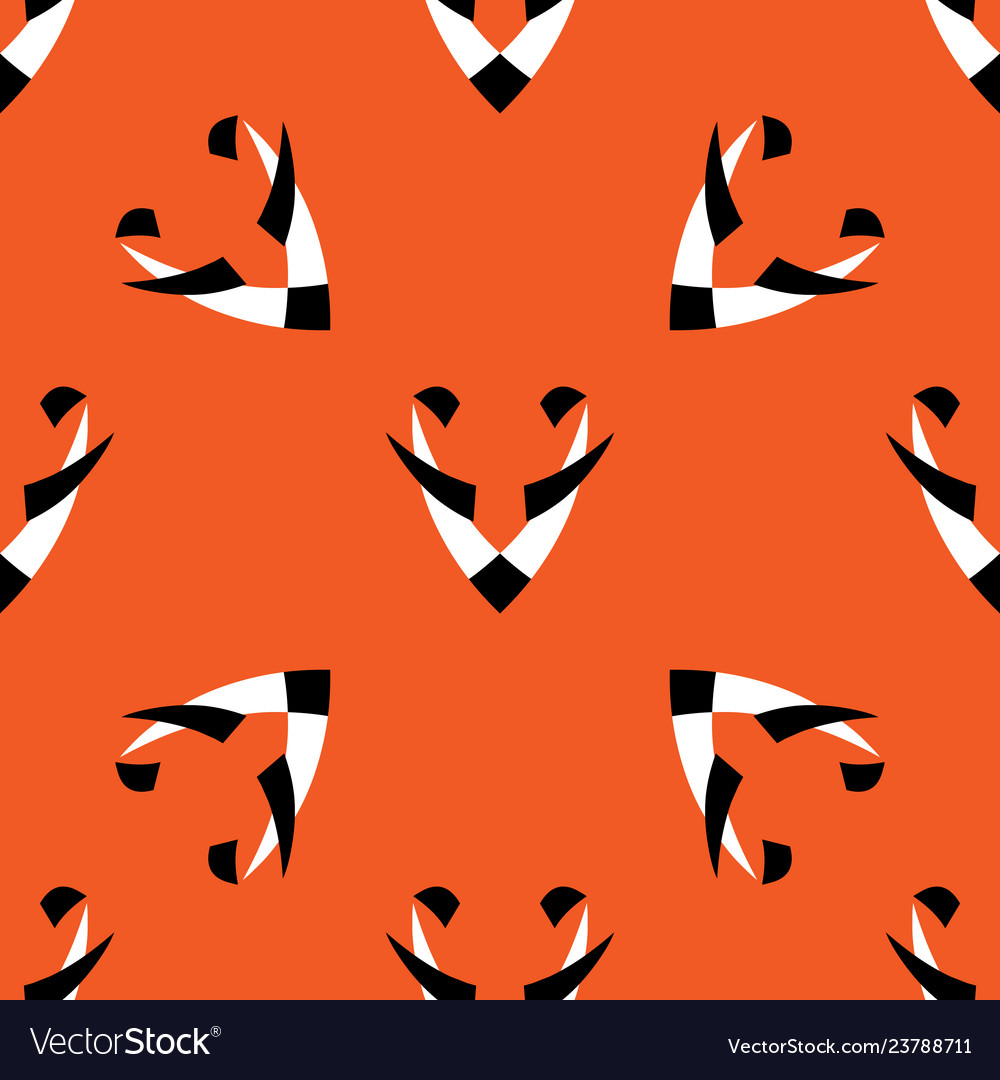 Fox seamless pattern