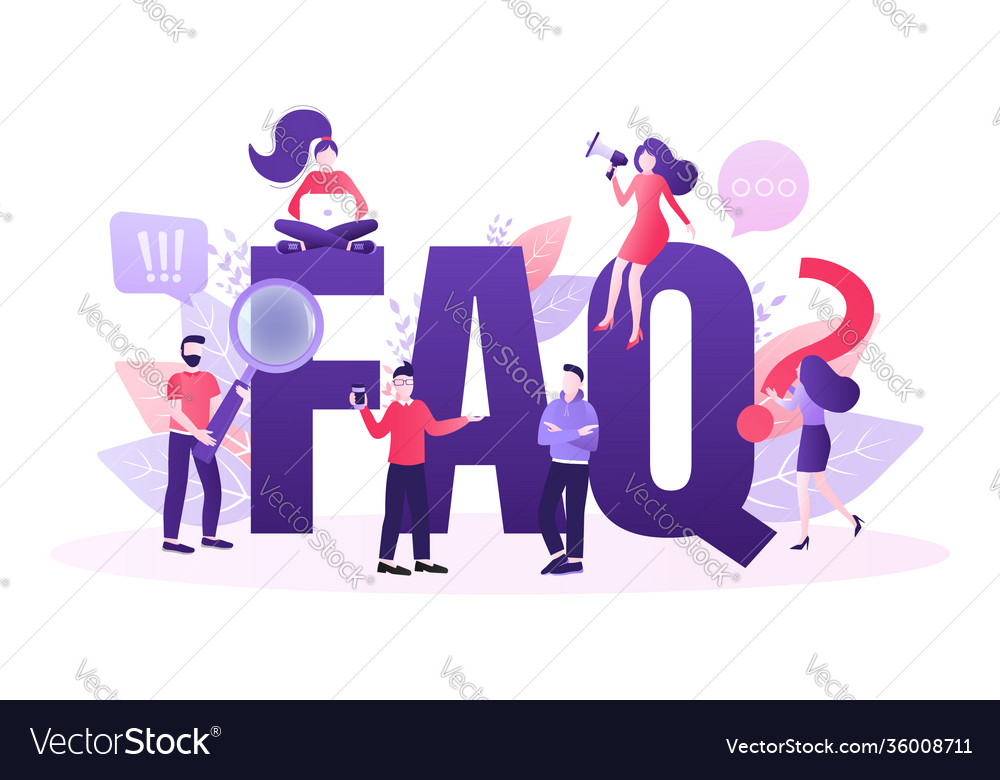 Frequently asked questions page template