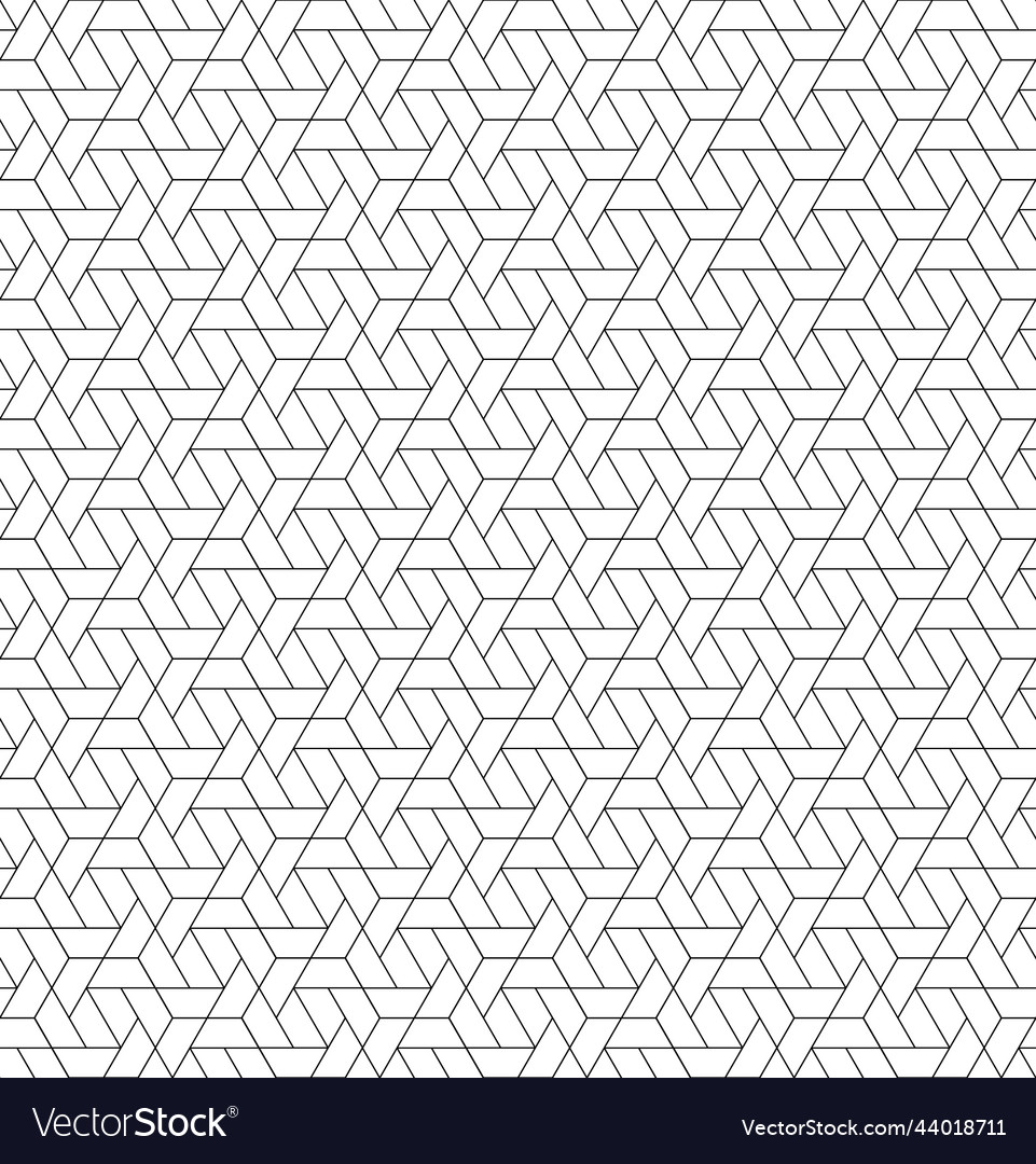 Geometric seamless pattern with lines Vector Image Geometric seamless pattern with lines
