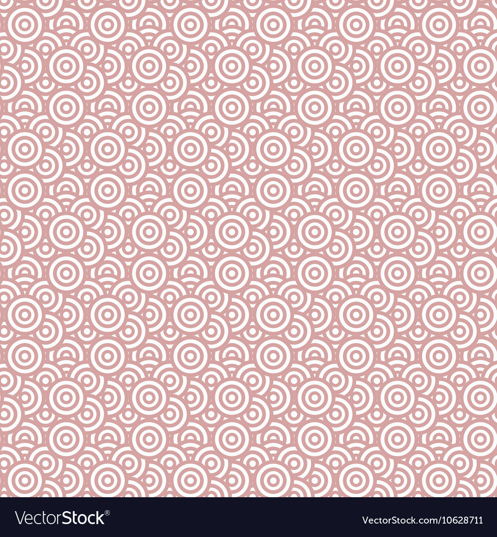 Geometry seamless pattern with concentric circles