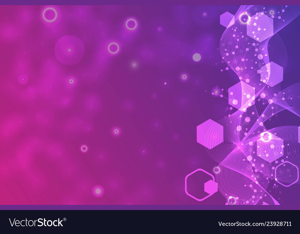 Science network pattern connecting lines and dots vector image Science network pattern connecting lines and dots