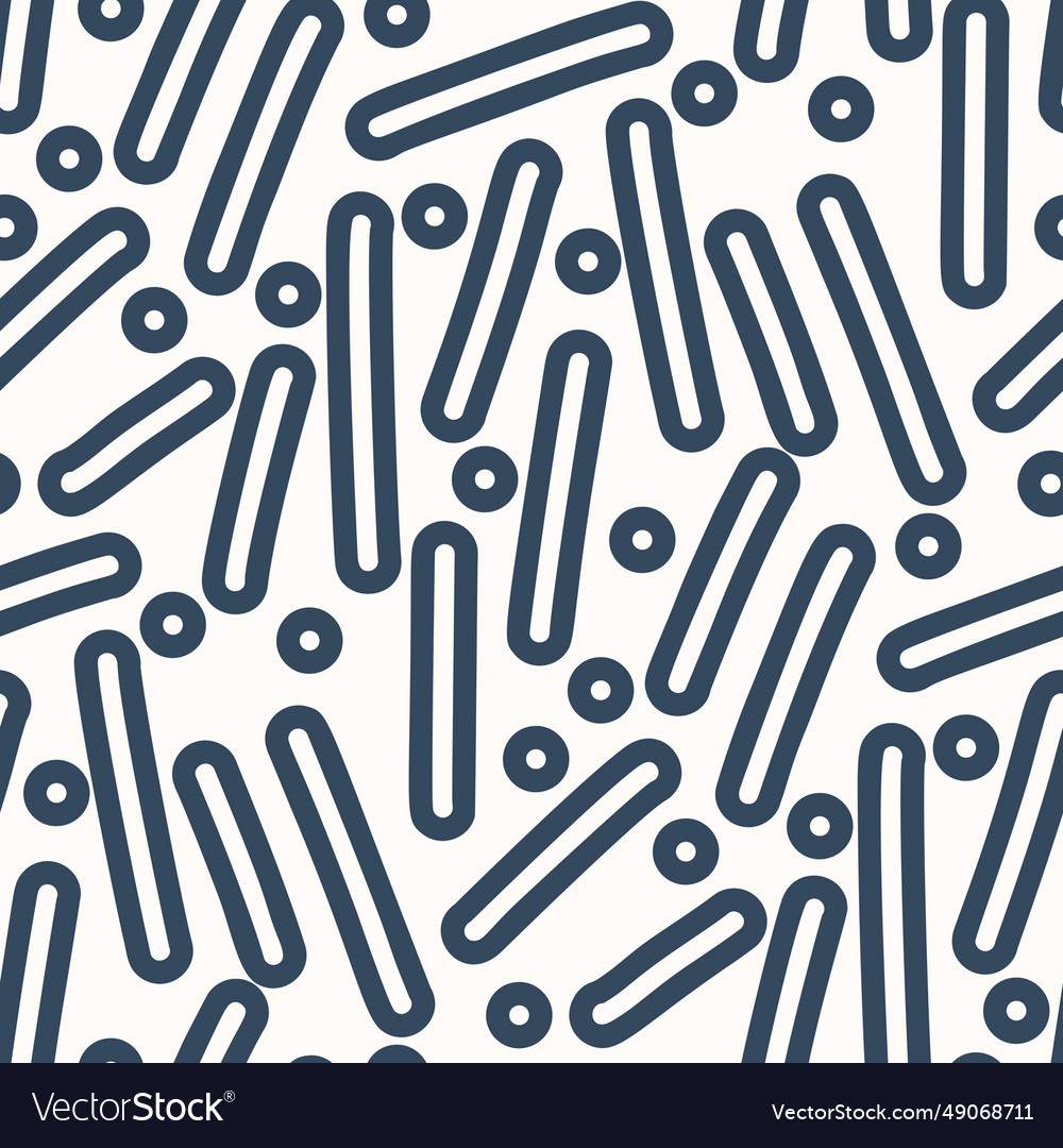 Seamless pattern with monochrome abstract vector image Seamless pattern with monochrome abstract