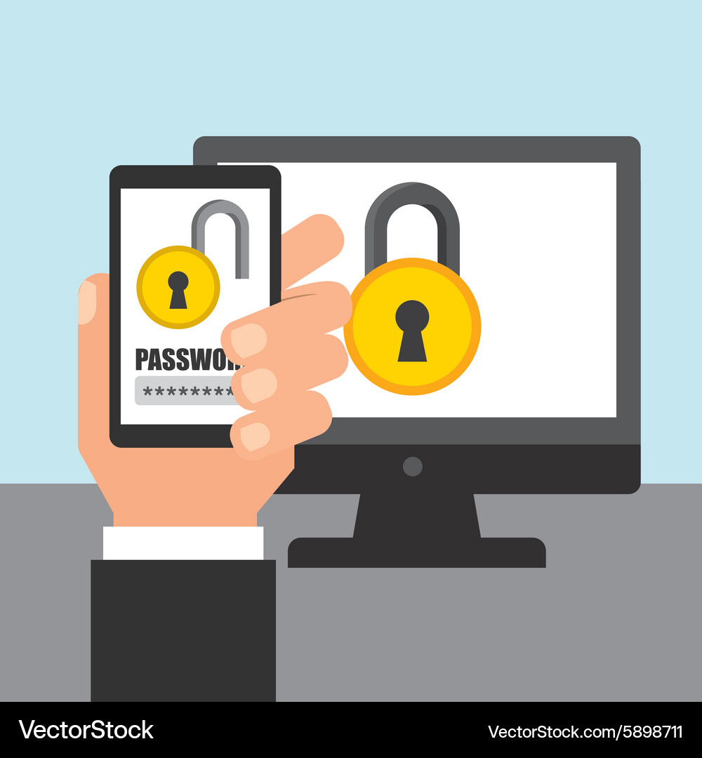 Security system Royalty Free Vector Image - VectorStock