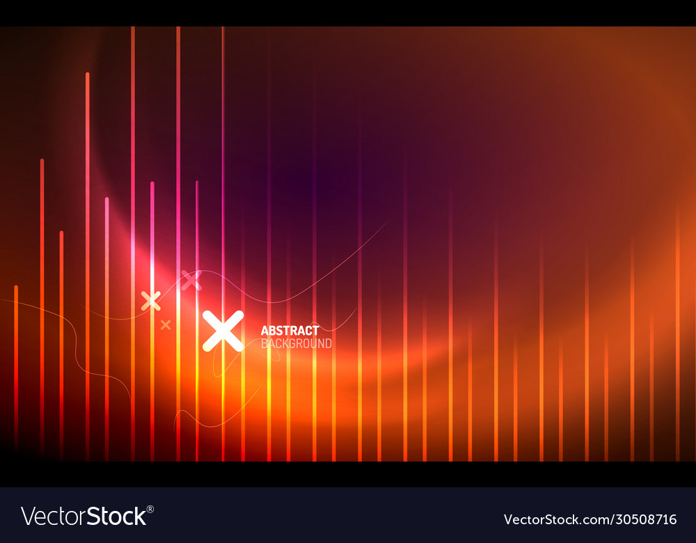 Abstract background - neon line design Vector Image Abstract background - neon line design
