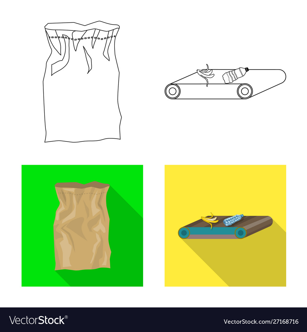 Isolated object refuse and junk icon