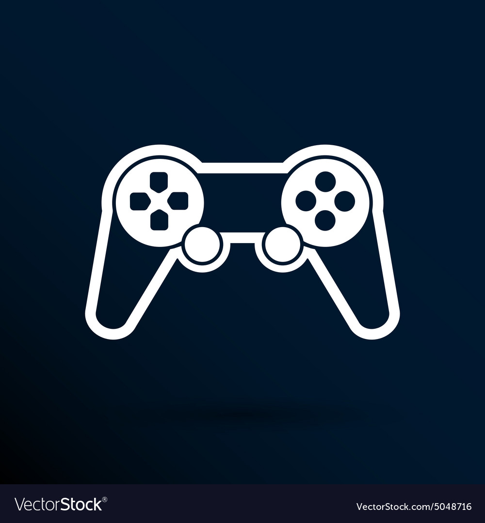 Joystick icon rounded squares button console