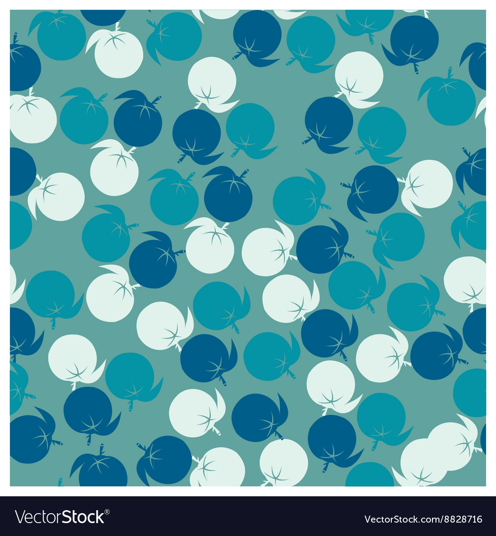 Leavesfruits and flowers seamless pattern