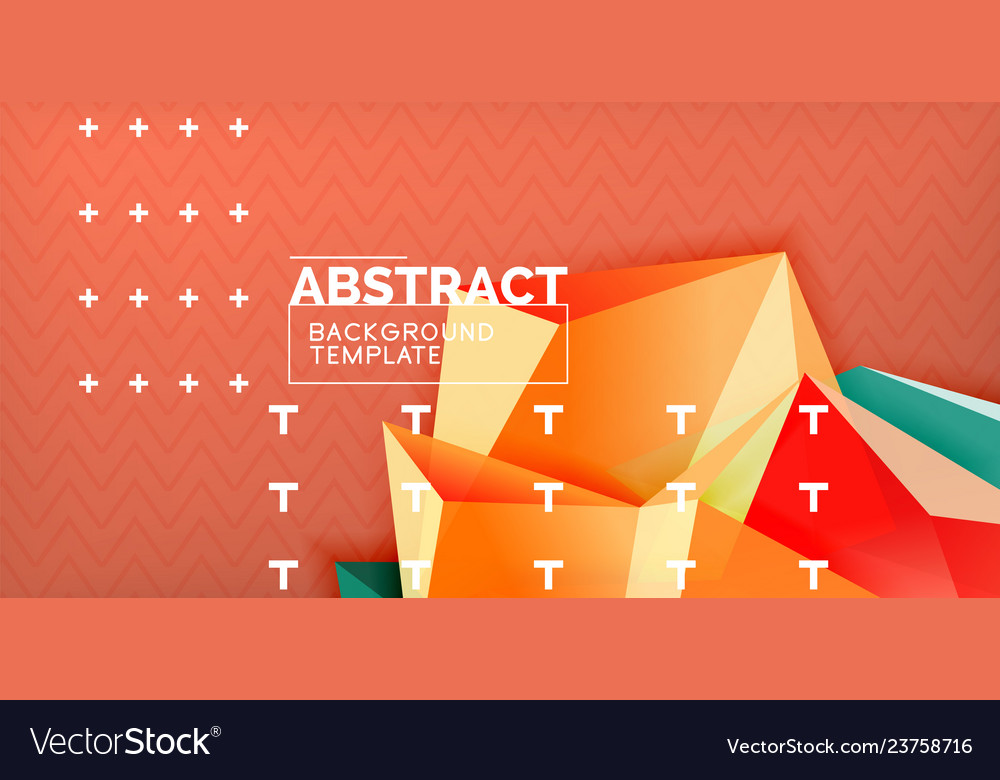 Low poly design 3d triangular shape background