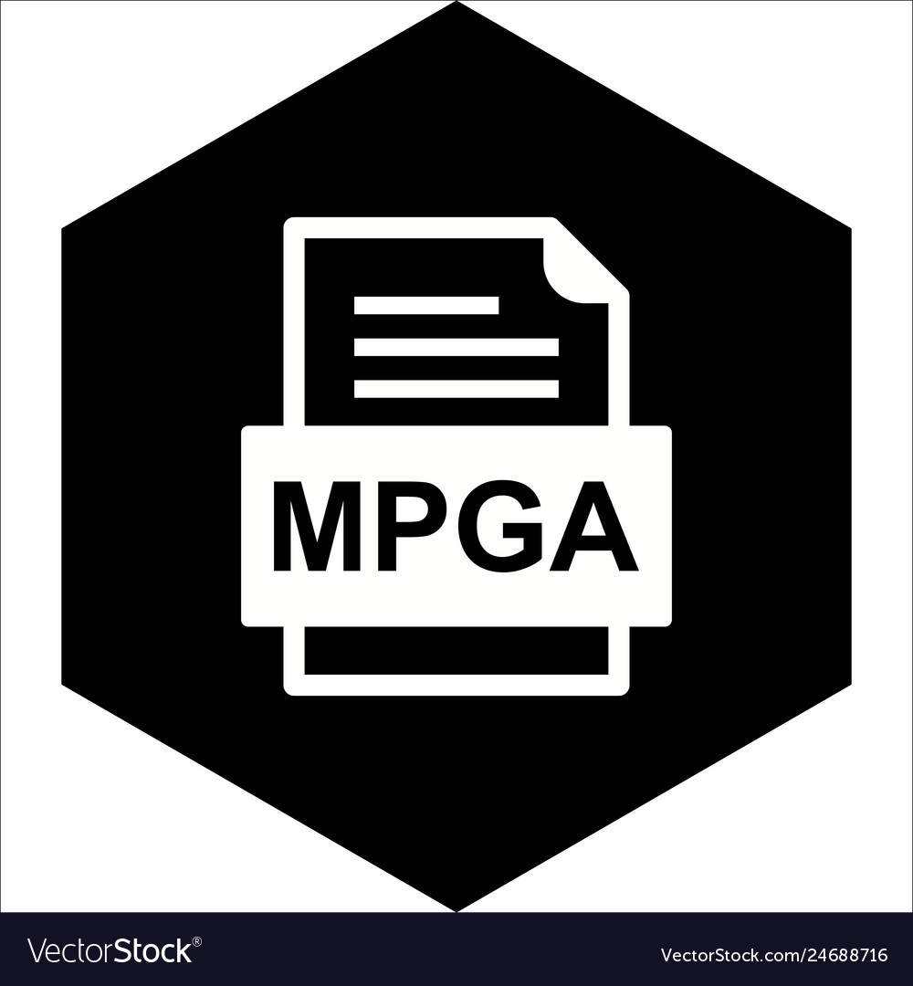 Mpga file document icon