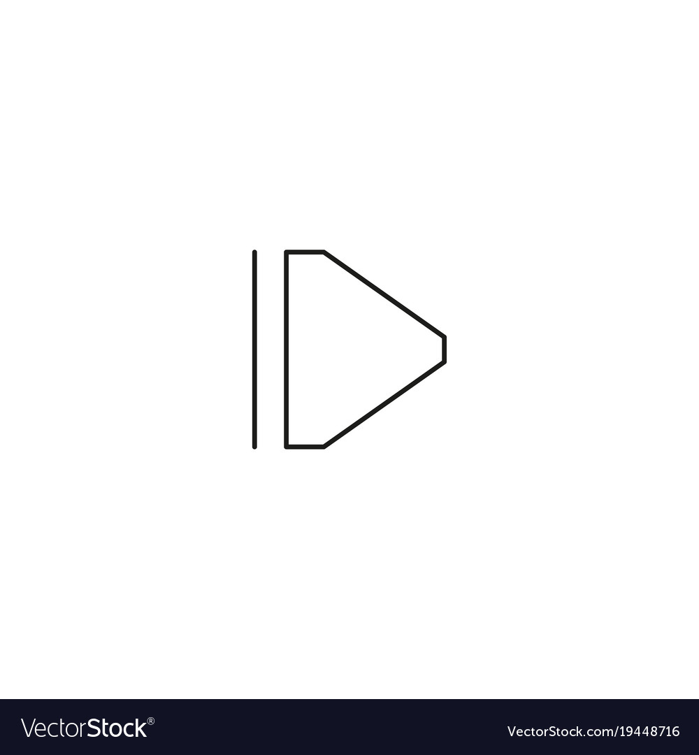 Pause linear icon