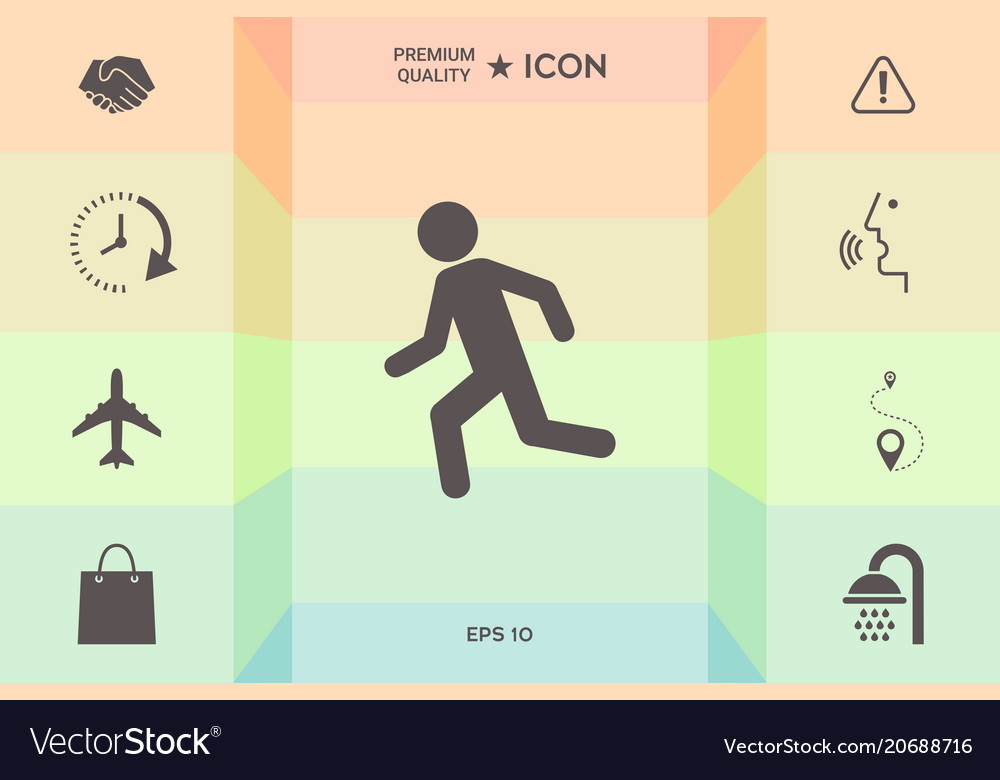 Running man run icon