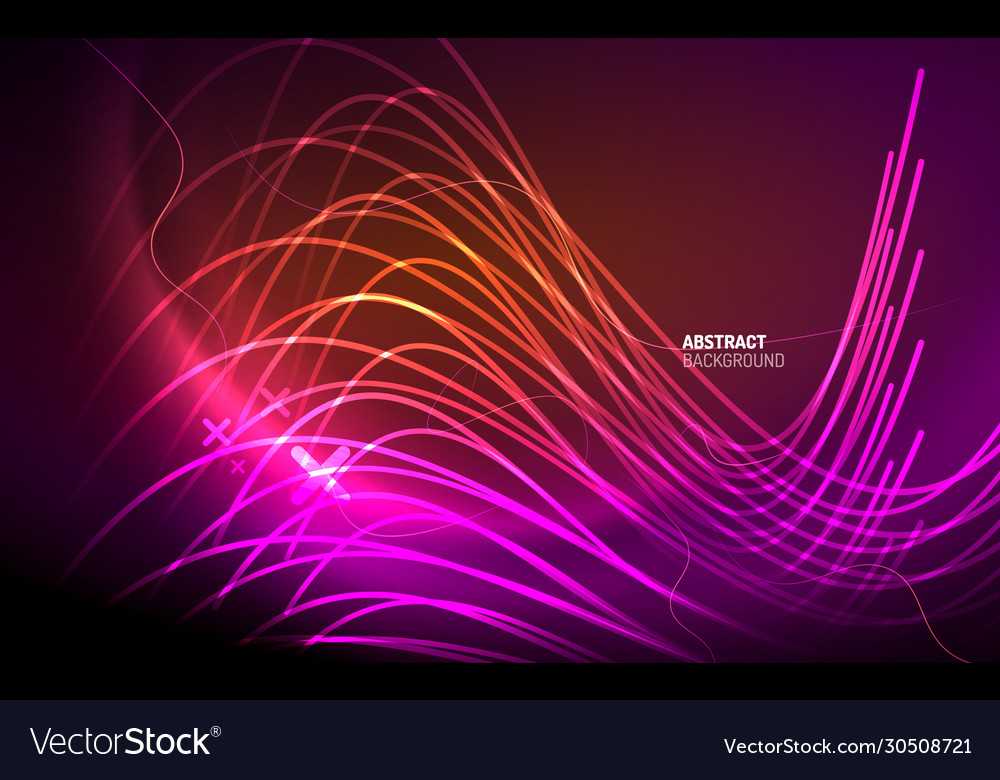 Abstract background - neon line design