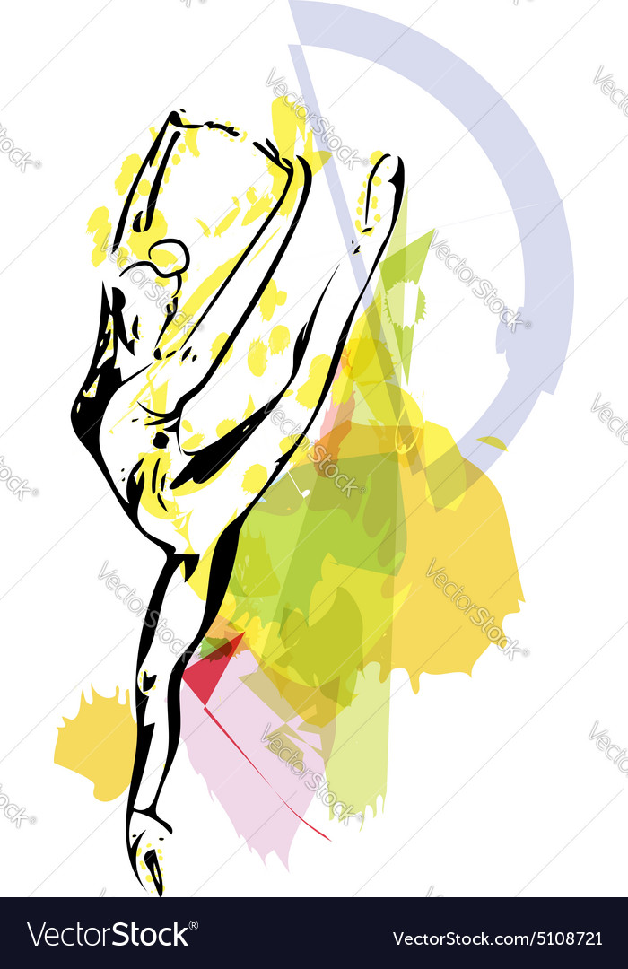 Ballet dancer Royalty Free Vector Image - VectorStock