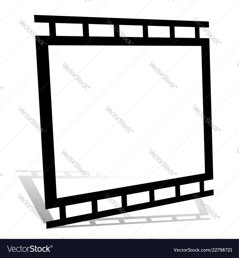 Black and white filmstrip photo strip graphics