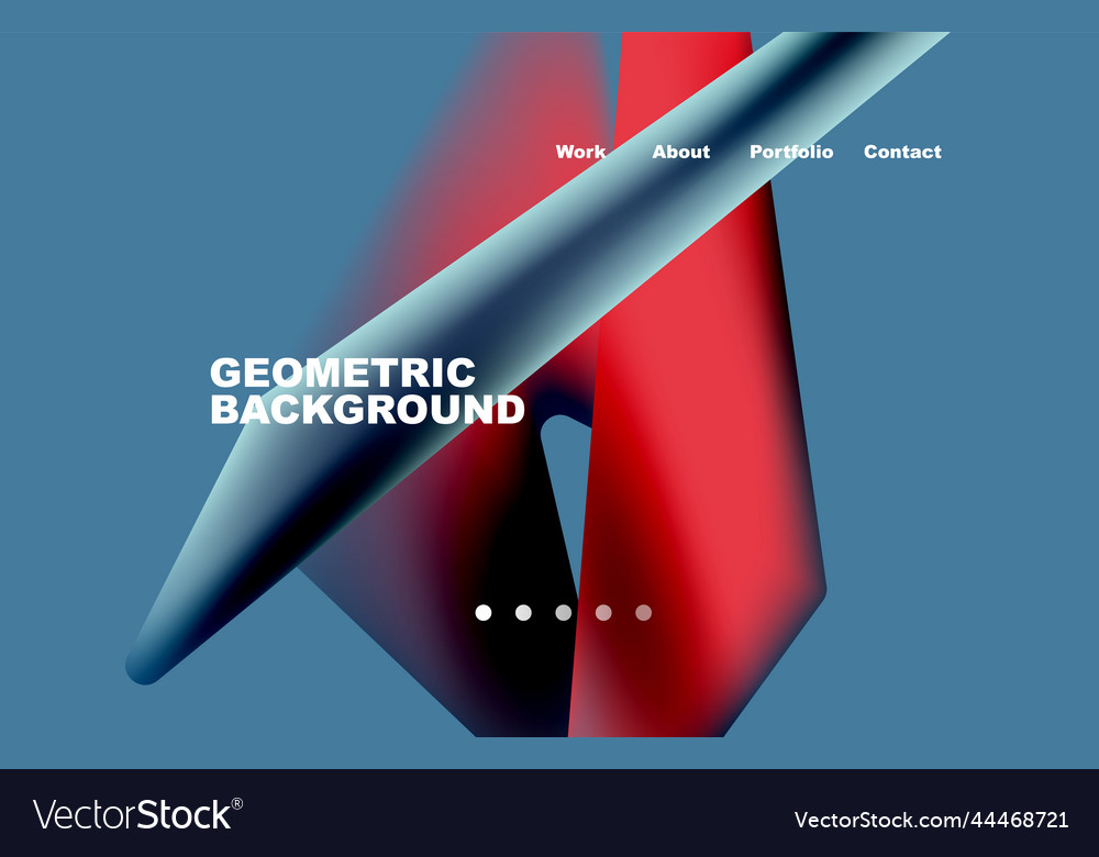 Broken pieces abstract background trendy Vector Image