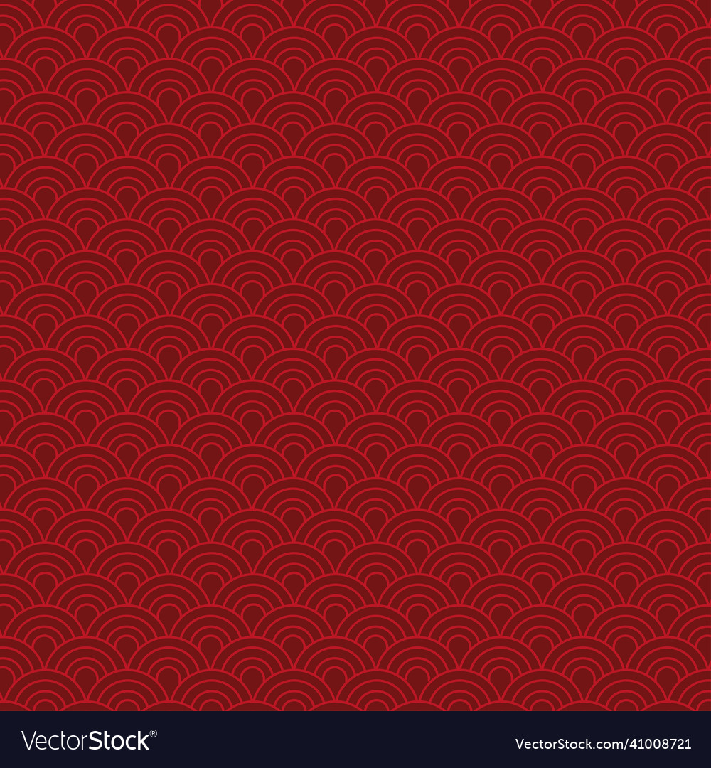 Chinese pattern with waves