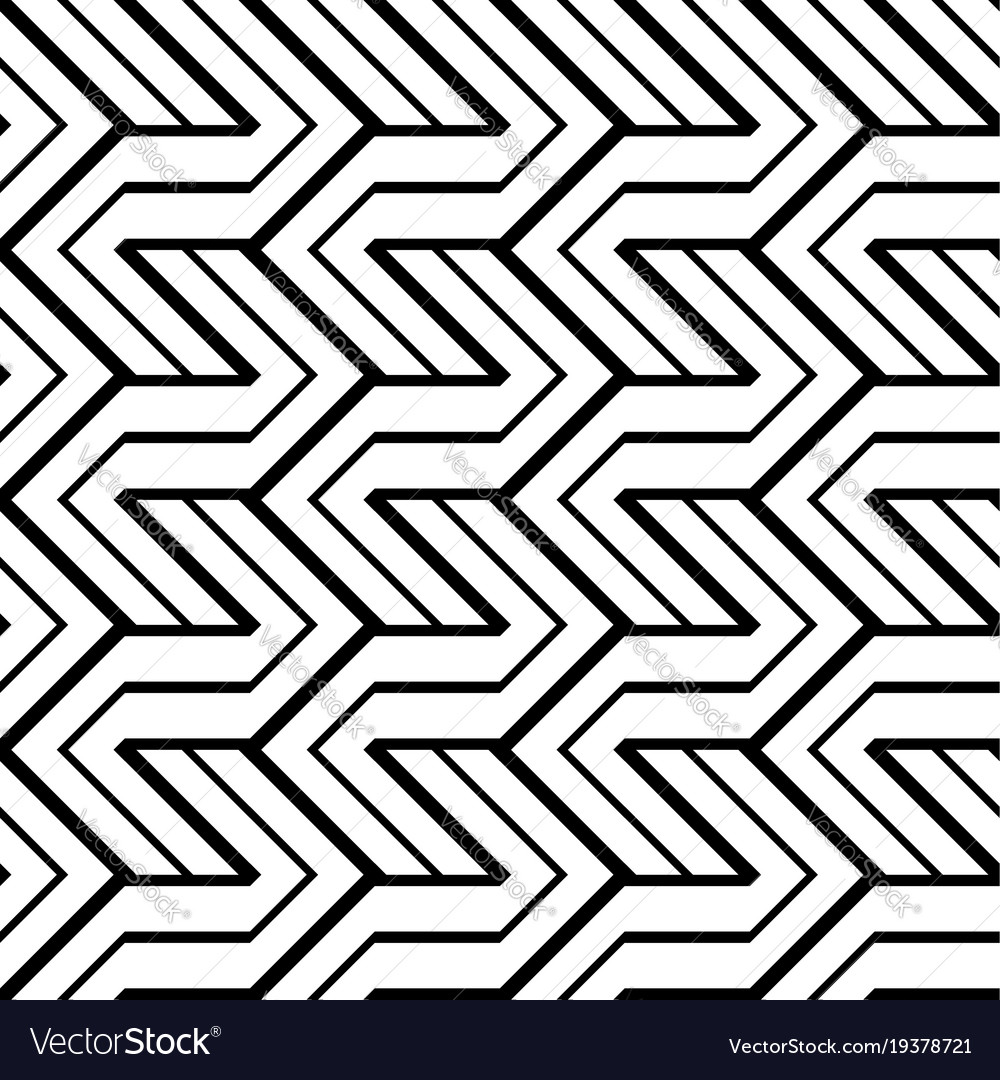 Design seamless monochrome zigzag pattern
