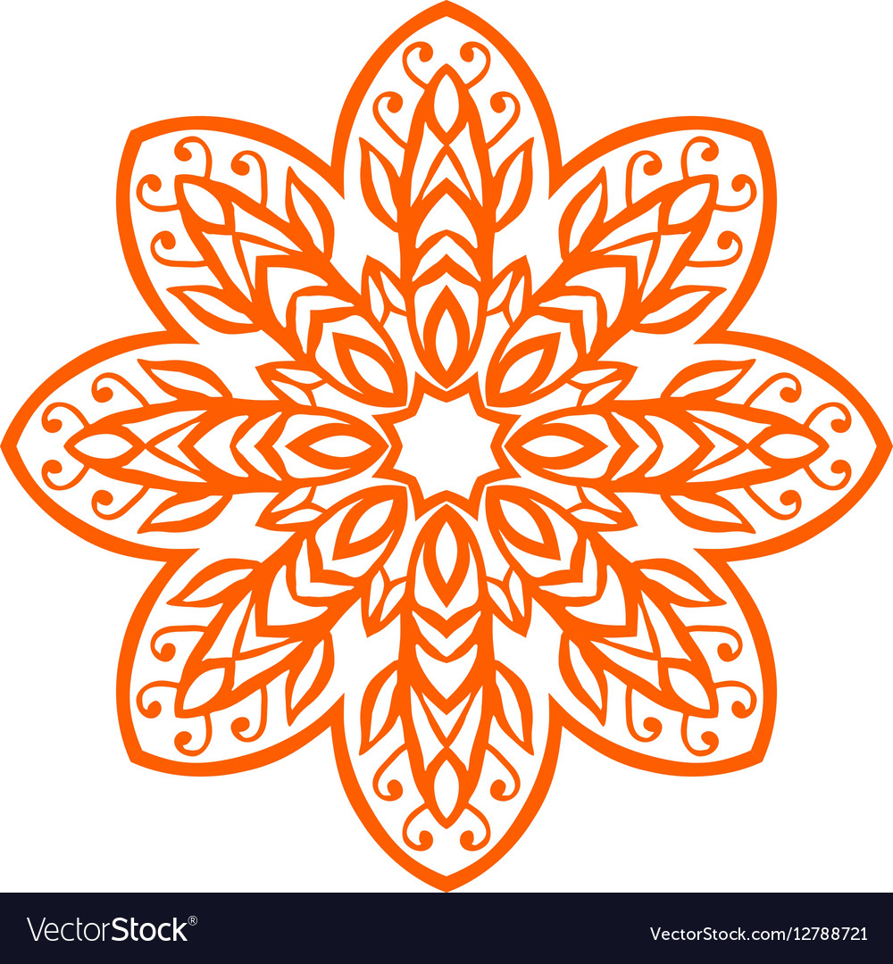 Floral decorative elements Royalty Free Vector Image