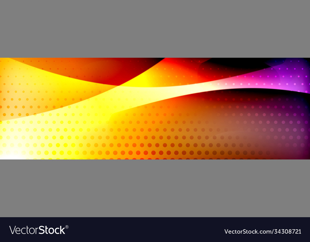 Fluid gradient neon color waves abstract