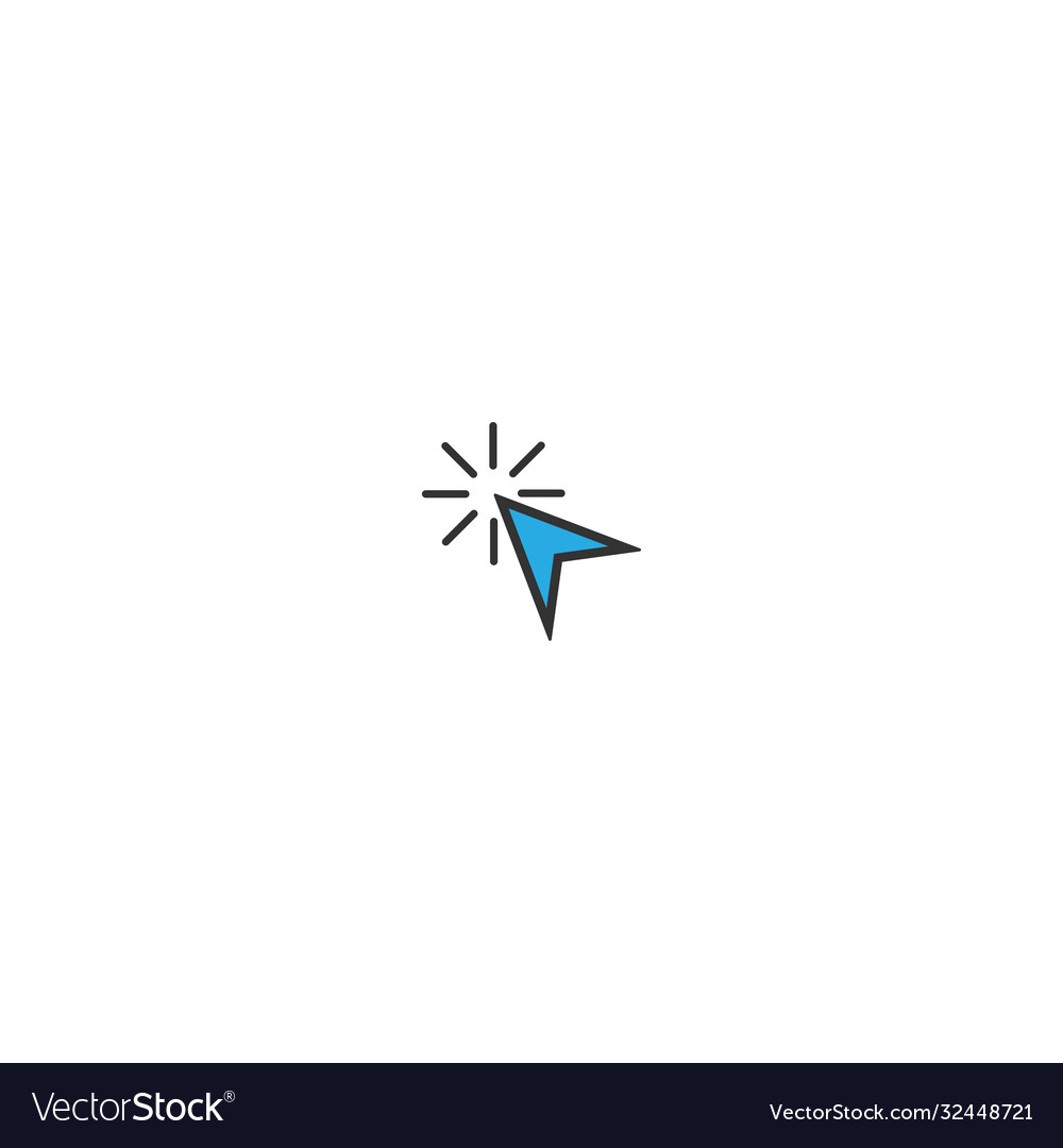 Mouse cursor pointer icon logo