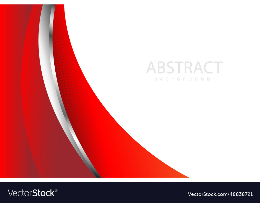Red curve on a white background