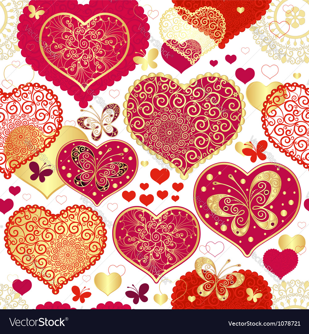 Seamless valentine pattern