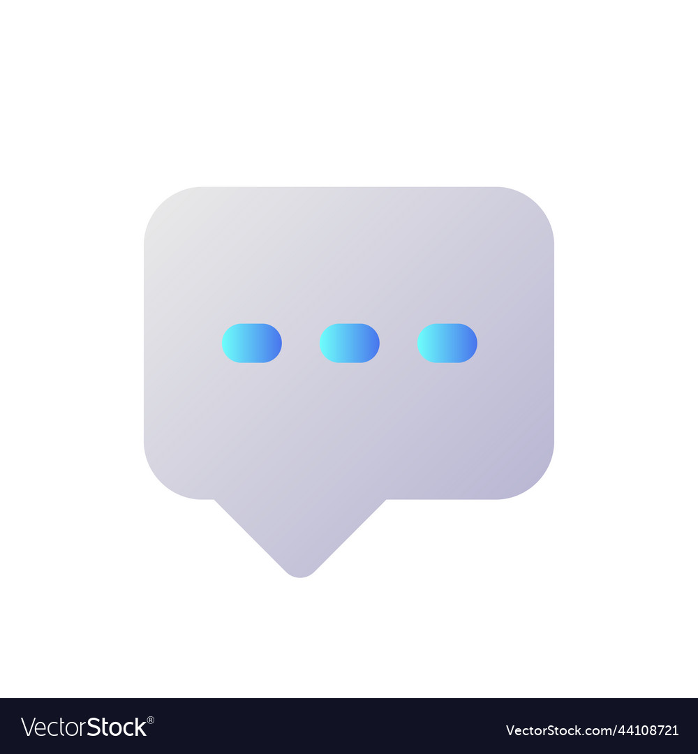 Typing message pixel perfect flat gradient