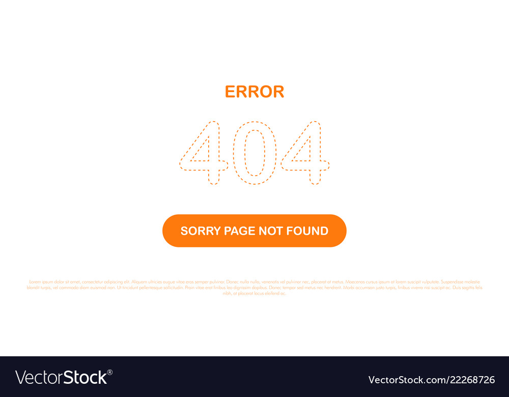 404 error website not found graphic design