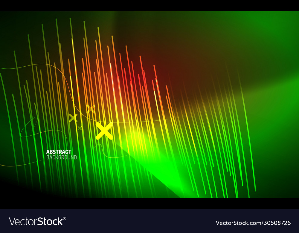 Abstract background - neon line design Vector Image Abstract background - neon line design