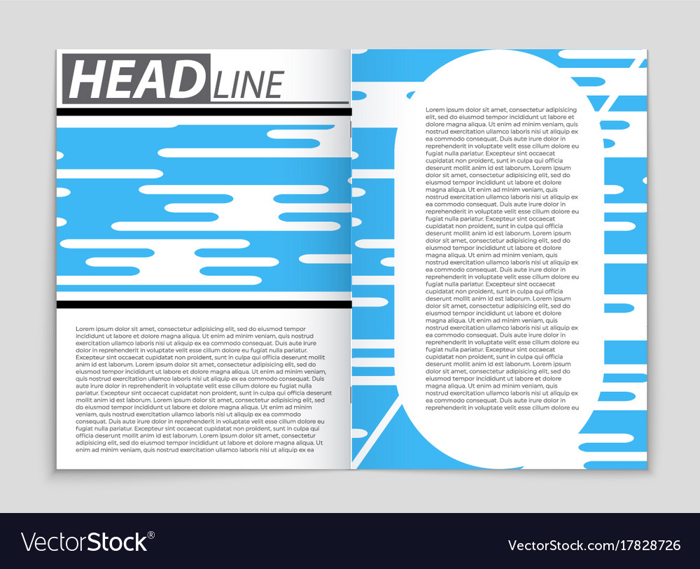 Abstract layout background set for art