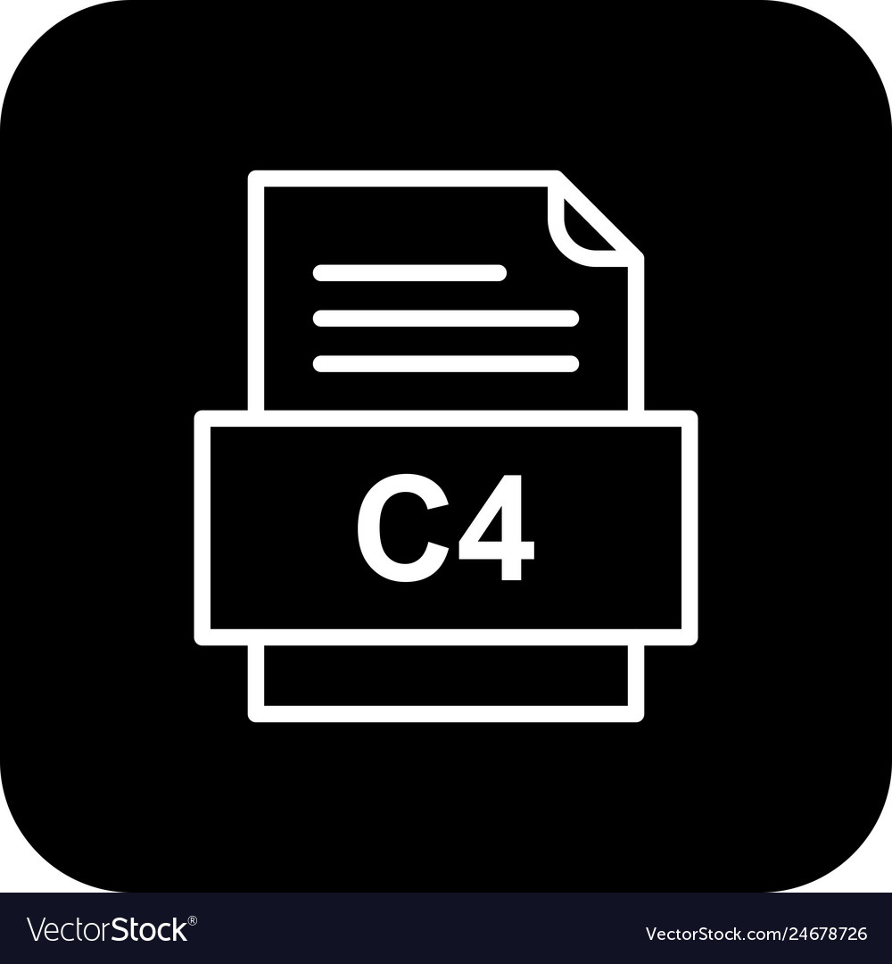 C4 file document icon