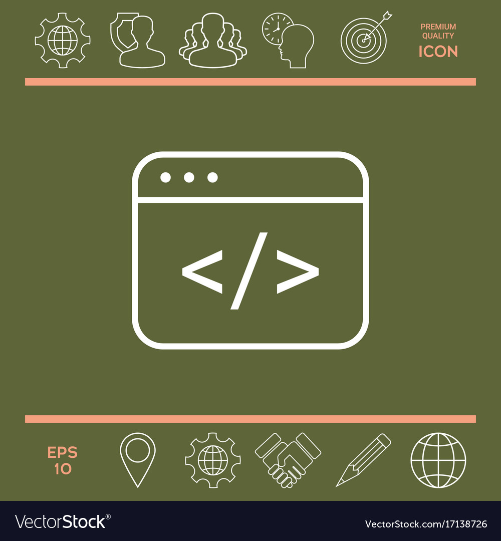 Code editor icon