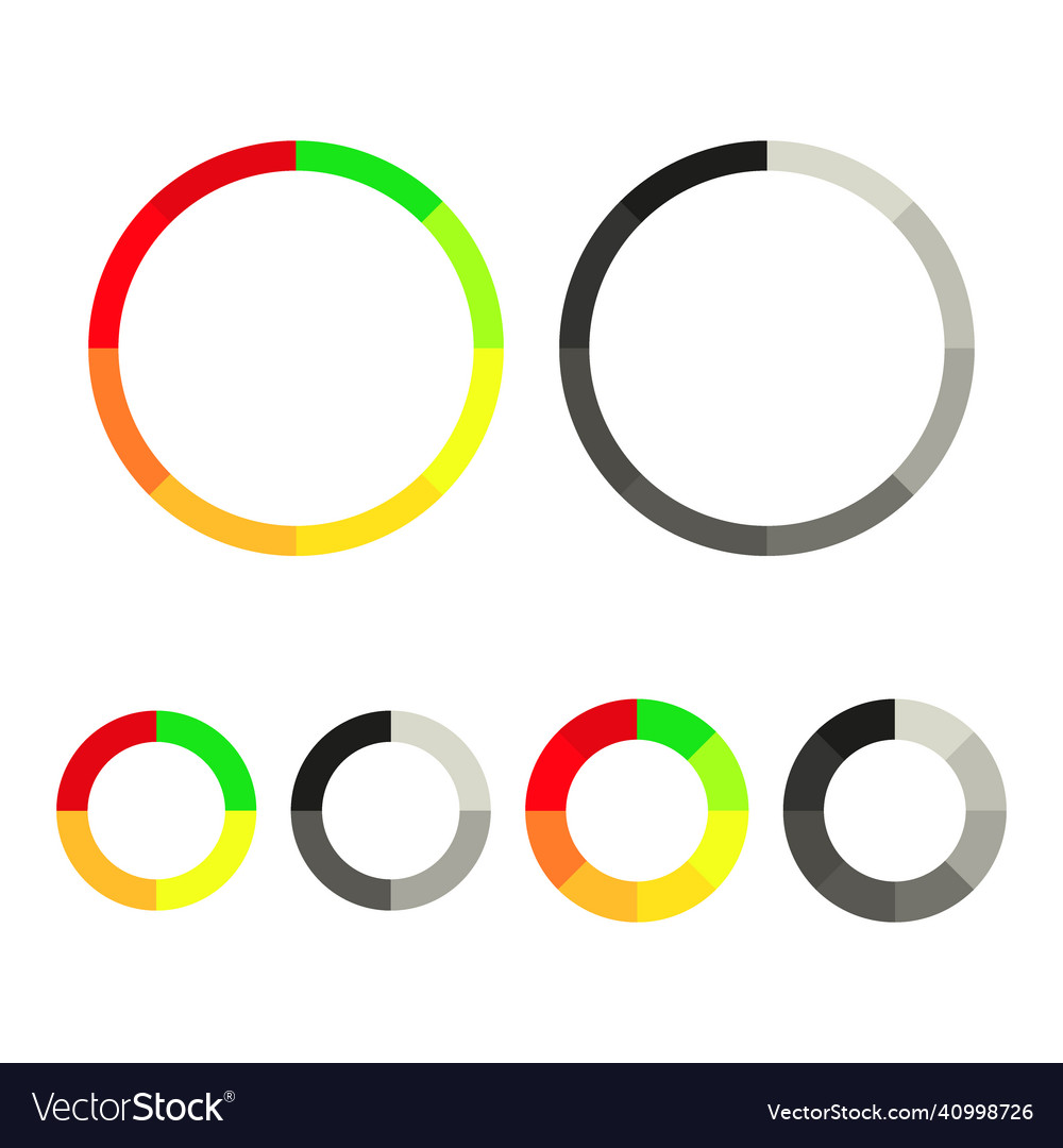 Colored scribble elements and doodles set