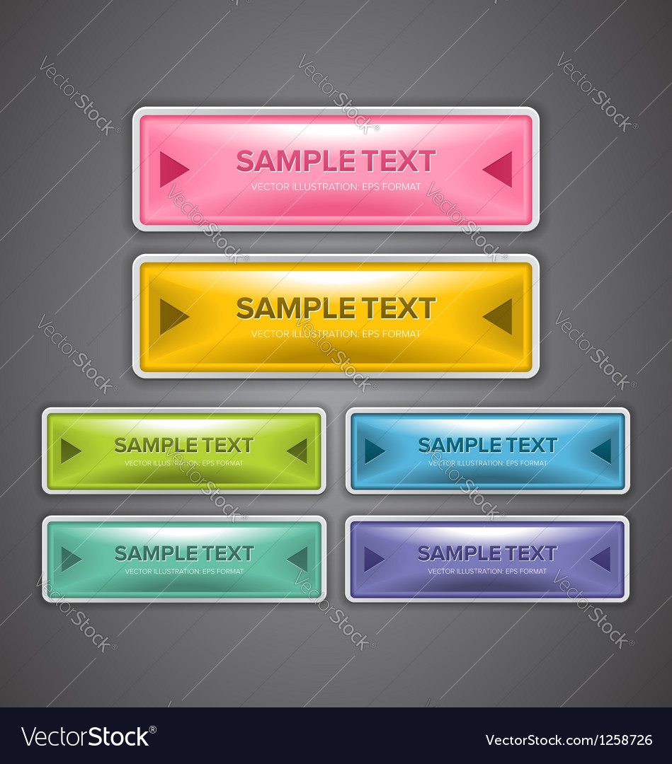 Glossy web buttons