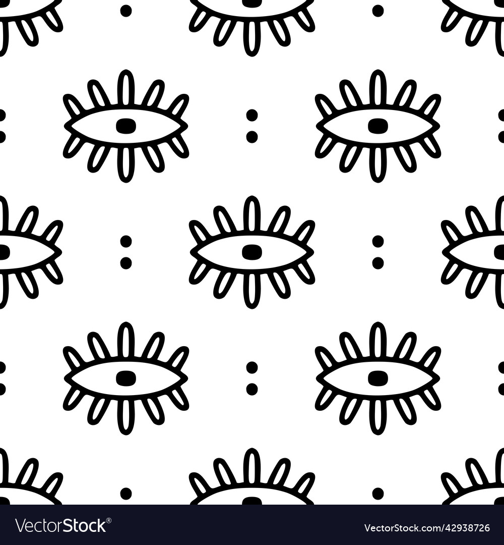 Linear Eye Pattern - Retro Style