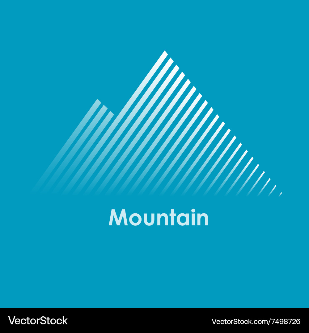 Mountain logo Royalty Free Vector Image - VectorStock