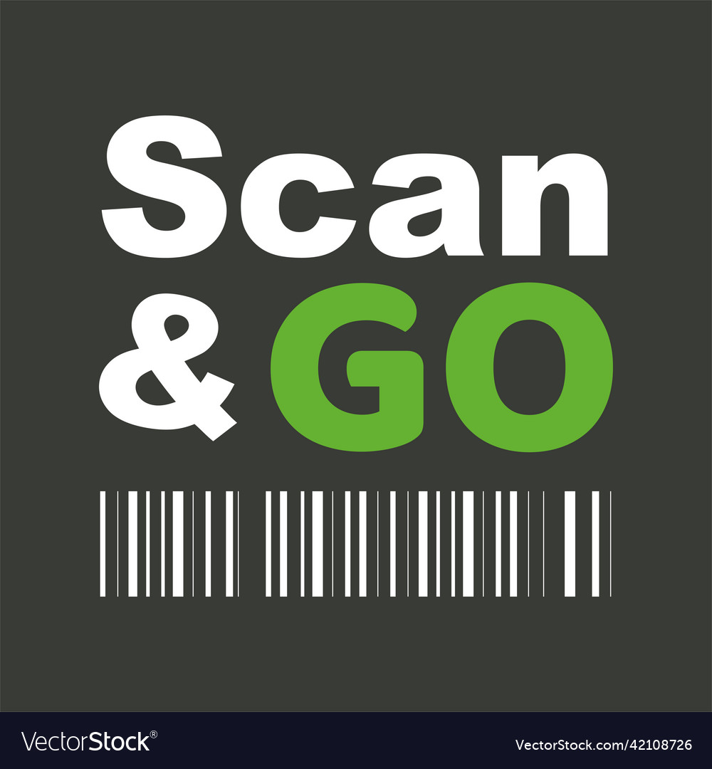 Scan and go with barcode