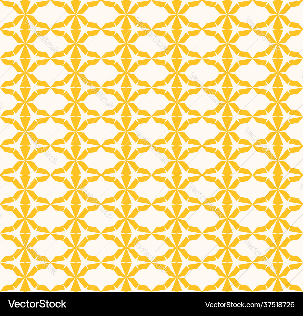 Seamless geometric pattern yellow texture Vector Image