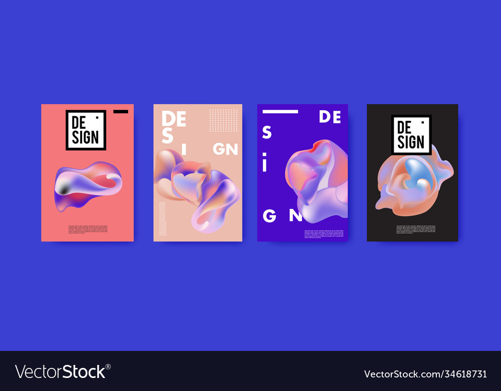 Abstract colorful liquid and fluid pattern