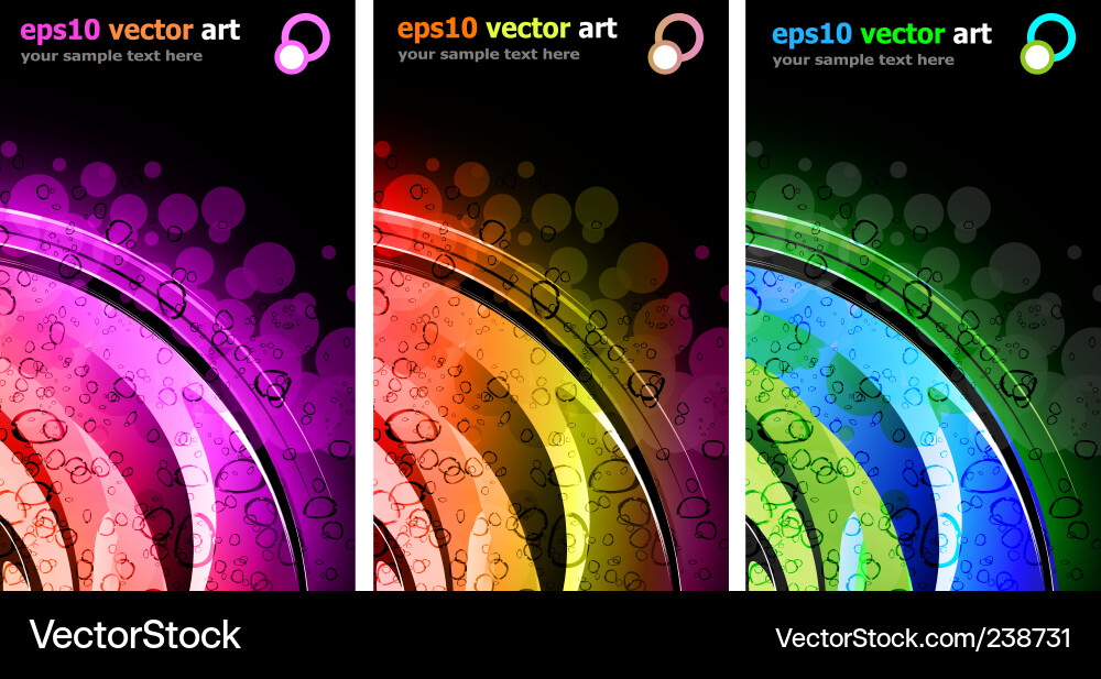 Abstract rainbow background Royalty Free Vector Image