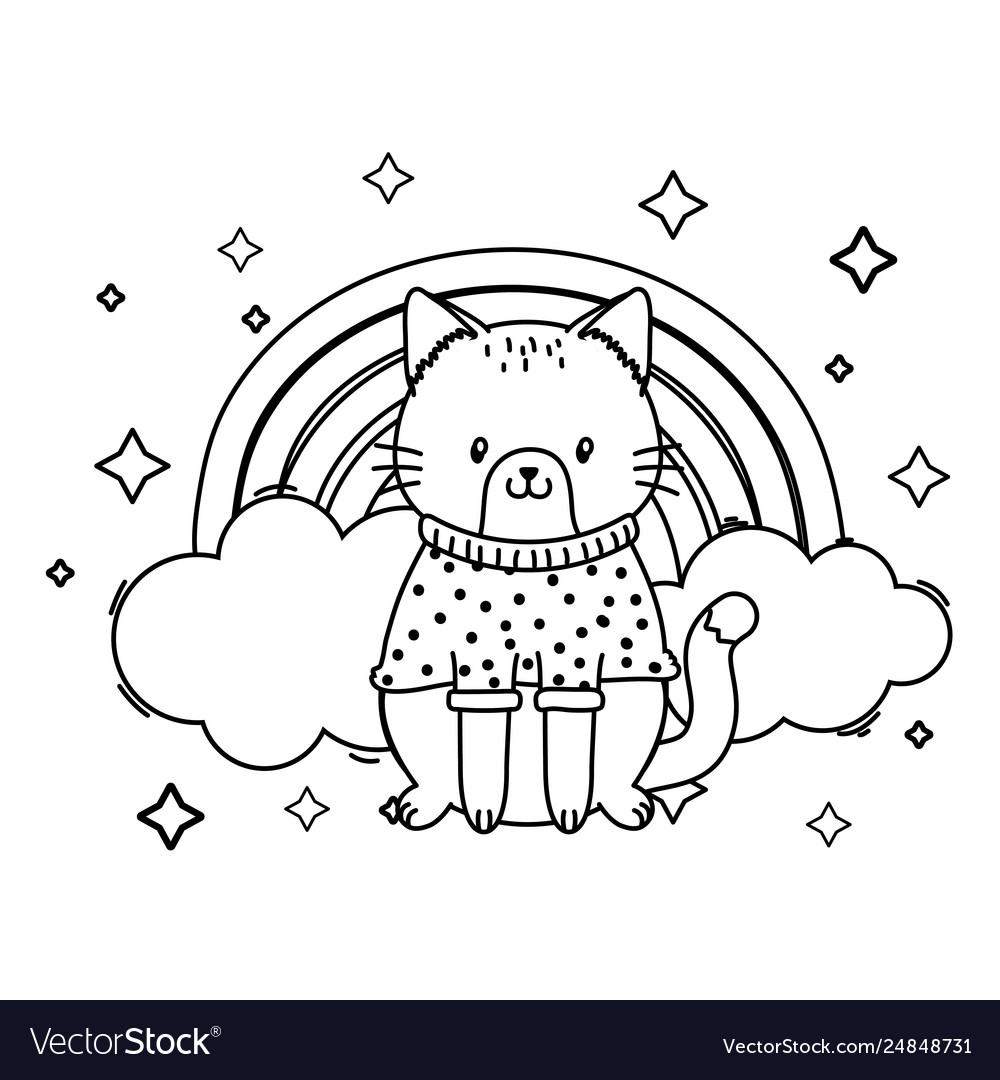 Süße kleine Tierkarikatur vector image Süße kleine Tierkarikatur