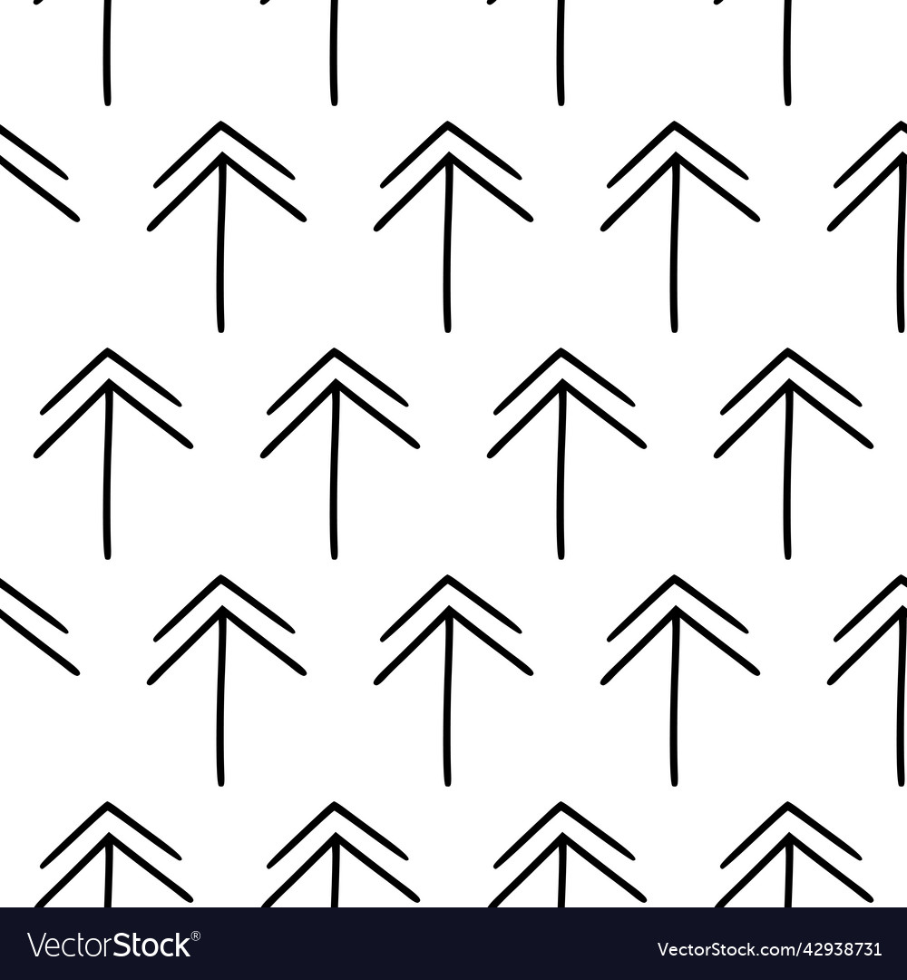Geometric simple boho seamless pattern vector image Geometric simple boho seamless pattern