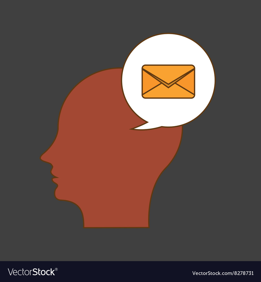 Human head icon design