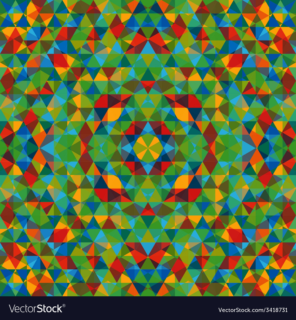 Triangular mosaic colorful background