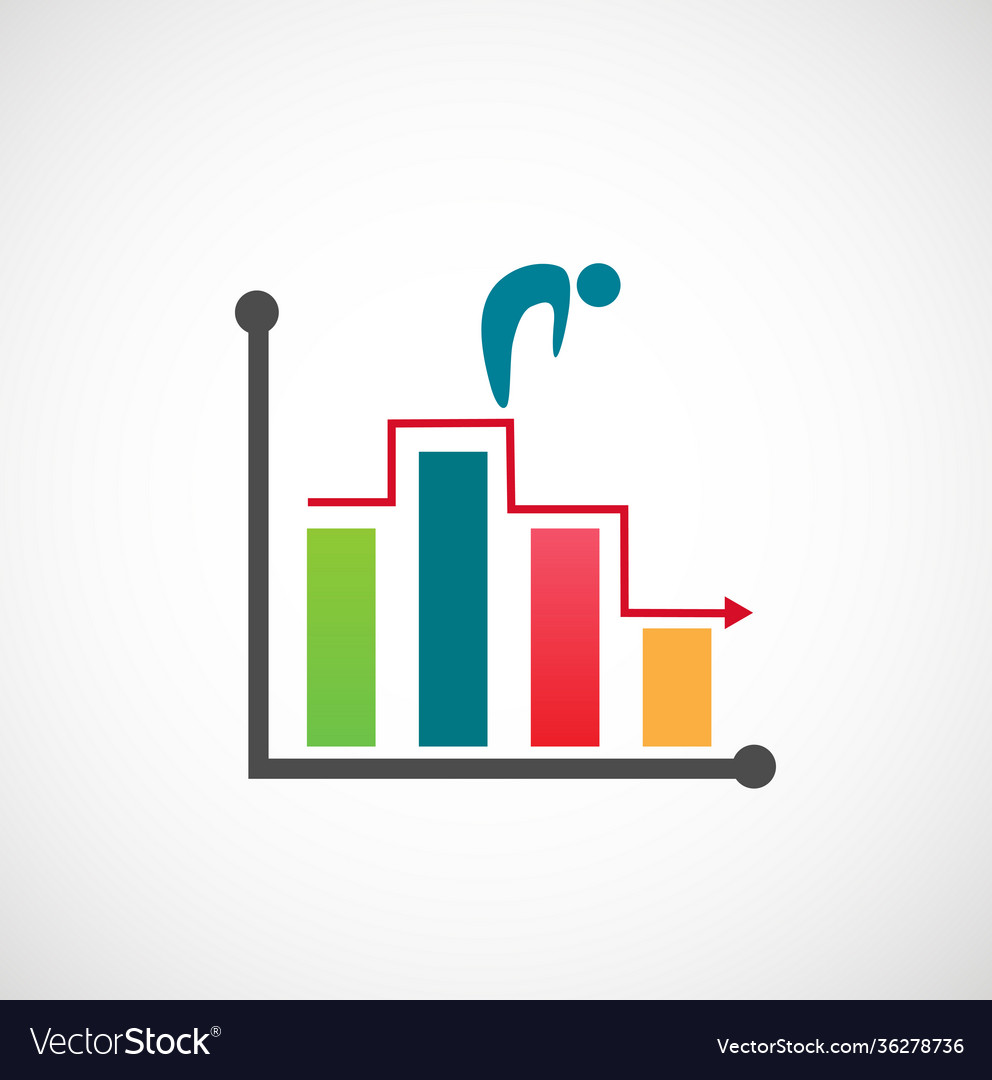 Business Infografik-Symbol auf weißem Hintergrund vector image Business Infografik-Symbol auf weißem Hintergrund