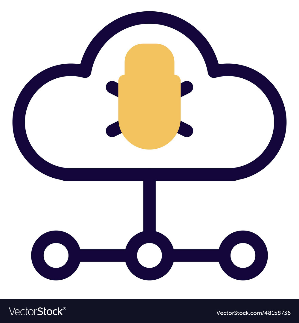 Cloud-based system with a dangerous virus