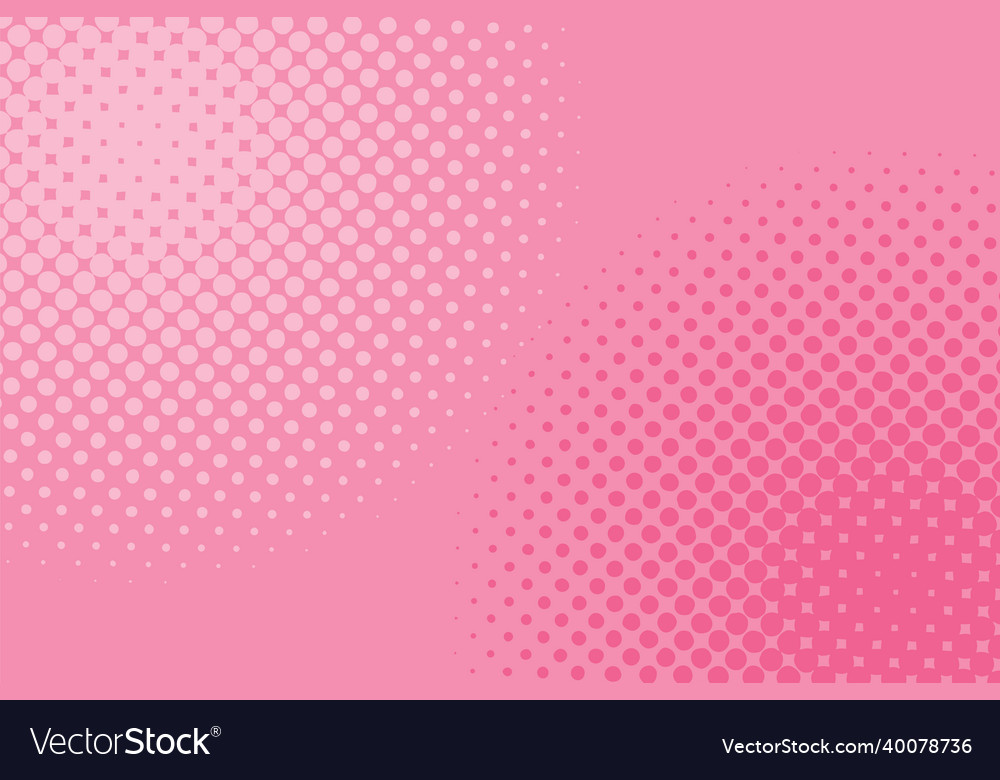 Gradient halftone dots background pop art vector image Gradient halftone dots background pop art