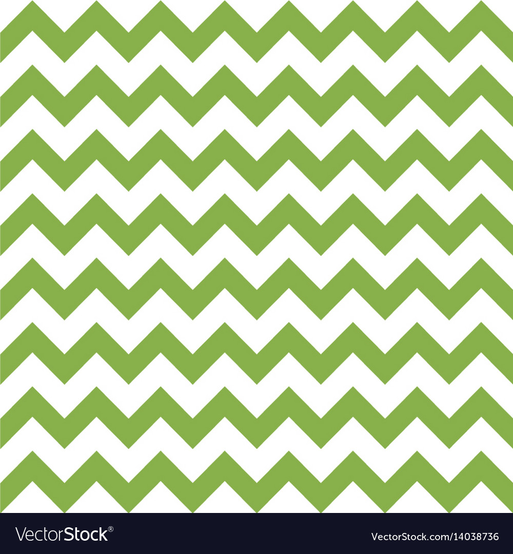 Green Chevron Pattern