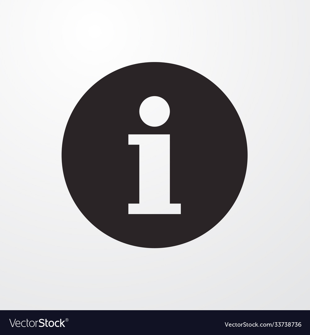 Information icon for web and mobile